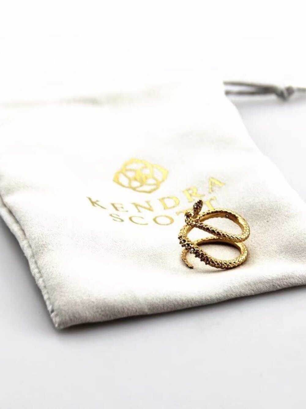 Kendra Scott Gold Snake Coil Ring